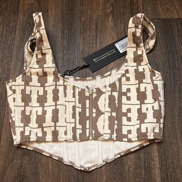 Softest Touch Bustier Crop - Picture 3 of 5